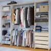 Kit de dressing extensible Tristan - Chêne clair - Blanc - Mode de vie