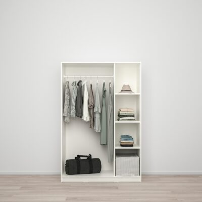 KLEPPSTAD Armoire 3 portes, blanc, 117x176 cm – Image 2