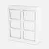 Meuble de rangement enfant 6 bacs de rangement – Image 4