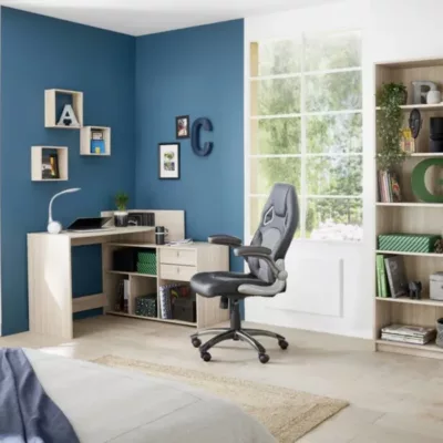 Fauteuil de bureau Carbon Noir et gris – Image 5