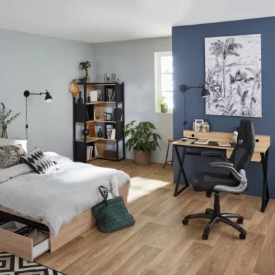 Fauteuil de bureau Carbon Noir et gris – Image 2
