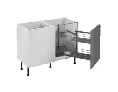 Rangement coulissant droit 4 paniers pour meuble bas d'angle 100cm - Cooke and Lewis