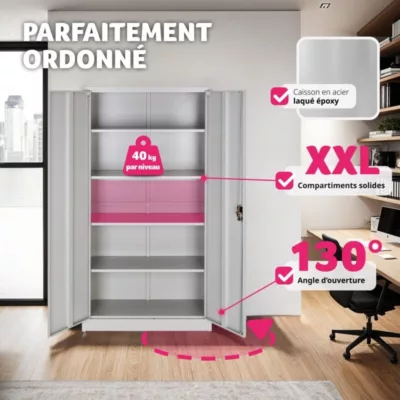 Armoire de classement Verouillable – Image 3