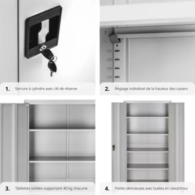 Armoire de classement Verouillable – Image 4