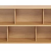 Bibliothèque basse finition bois clair chêne L140 cm EPURE