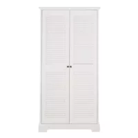 Barbade – Armoire 2 portes blanc L86