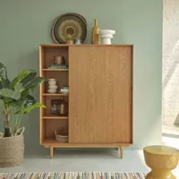 Portobello – Armoire vintage 2 portes coulissantes L130