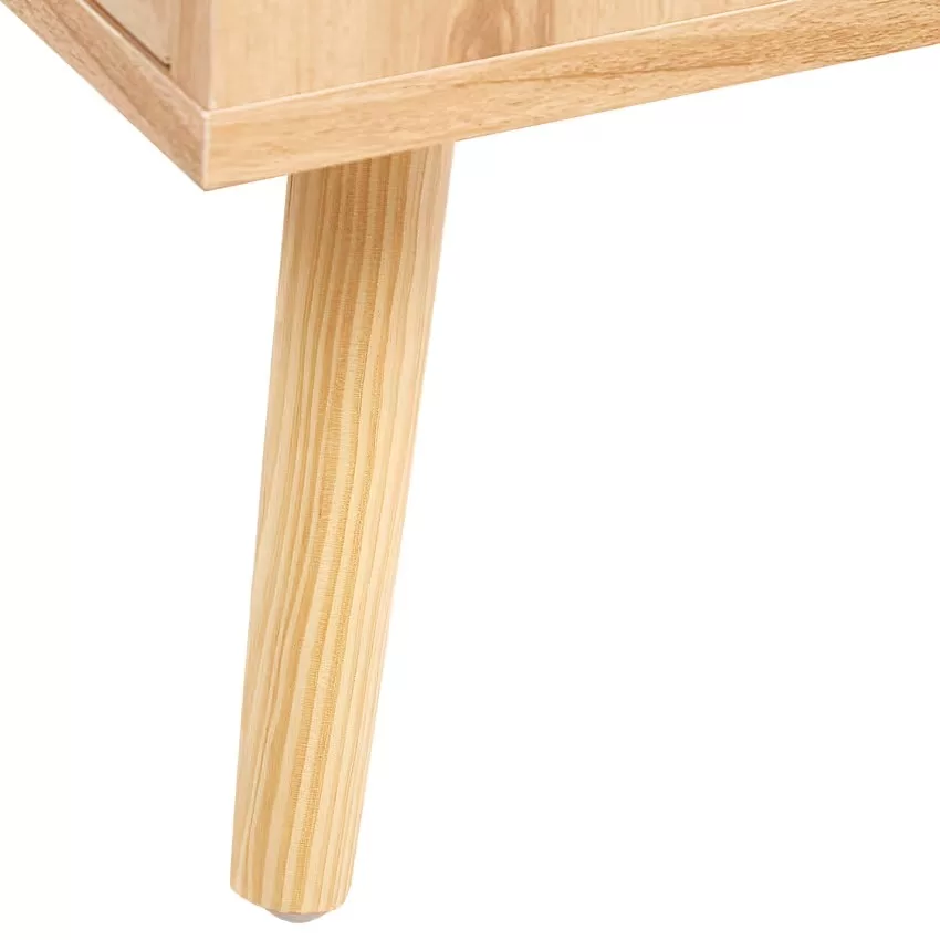 Perote - Commode à 4 tiroirs rotin marron clair – Image 7