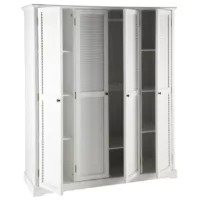 Barbade – Armoire blanc 4 portes L170
