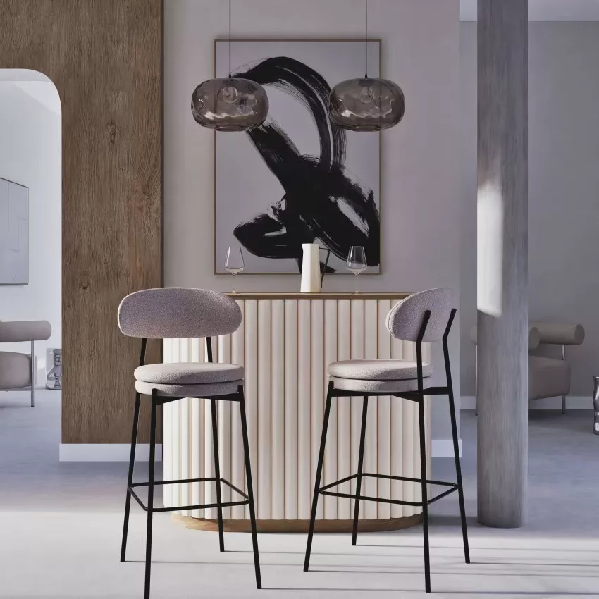 Caldera - Bar bicolore avec rondins blancs – Image 8