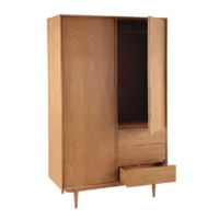 Portobello – Armoire vintage 2 portes 3 tiroirs L120