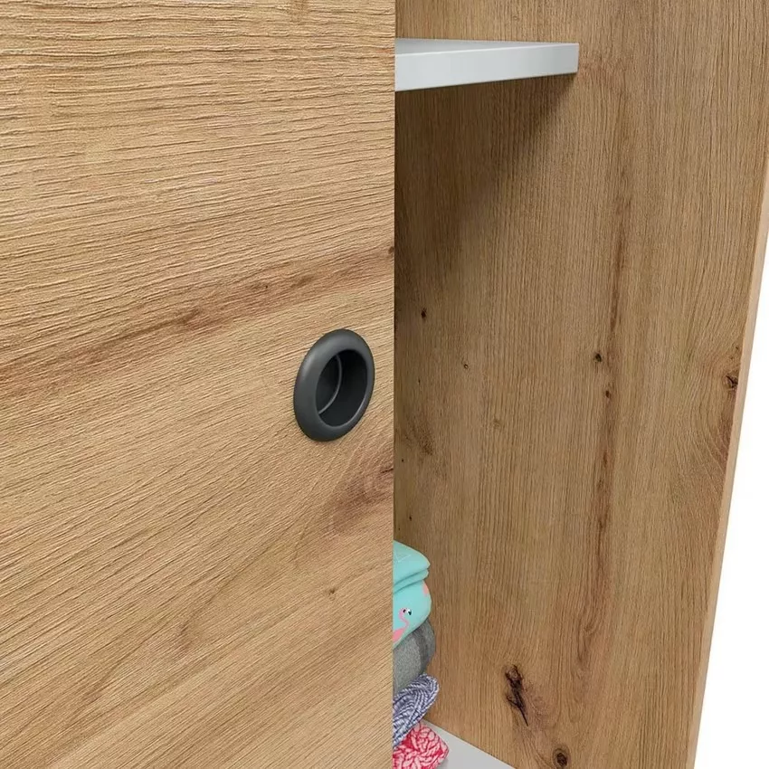 Adrenalin - Armoire effet bois beige 120x50 cm – Image 16