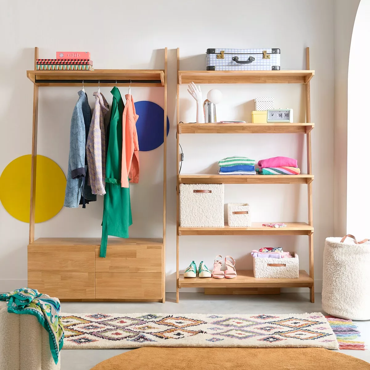 Module de dressing penderie + 4 tiroirs, Domeno – Image 3