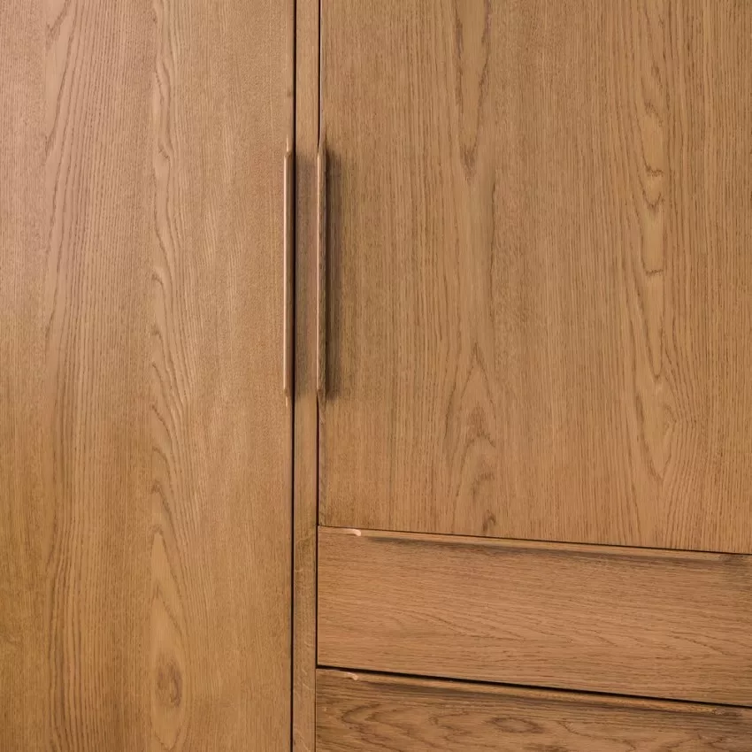 Portobello - Armoire vintage 2 portes 3 tiroirs L120 – Image 4