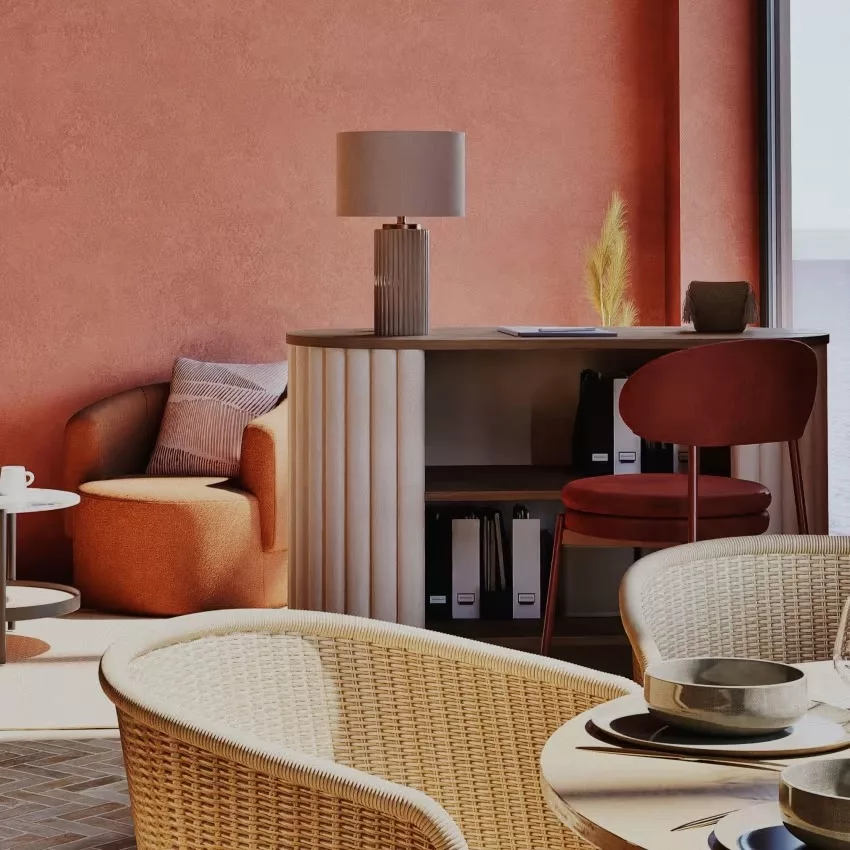 Caldera - Bar bicolore avec rondins blancs – Image 12