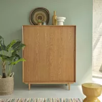 Portobello – Armoire vintage 2 portes coulissantes L130