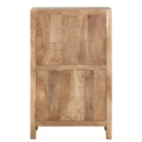 Benares – Armoire en bois de manguier massif L74