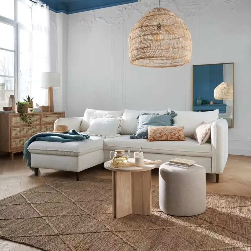 Maisons du Monde Canopy - Commode double 6 tiroirs et cannage en rotin L150 – Image 13