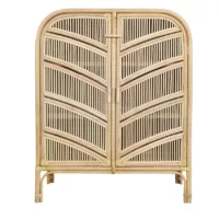 Bornéo – Buffet 2 portes cannage en rotin