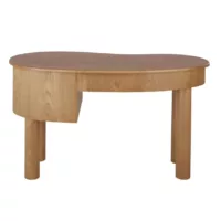 Bureau marron 1 porte 1 tiroir