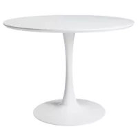 Circle – Table à manger 4/5 personnes noire D100