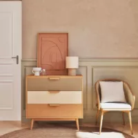 Fjord – Commode 3 tiroirs tricolore L91