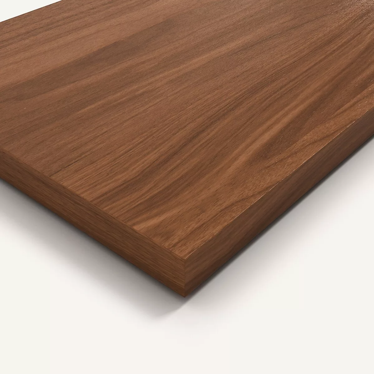 Lot de 2 étagères L110cm plaqué noyer, Johanez – Image 4