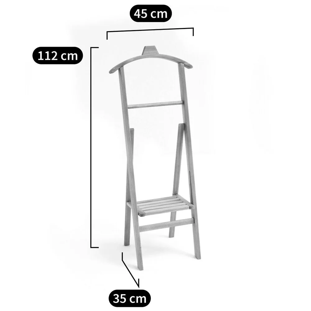 Valet pliant, en acacia, Rinkita – Image 7