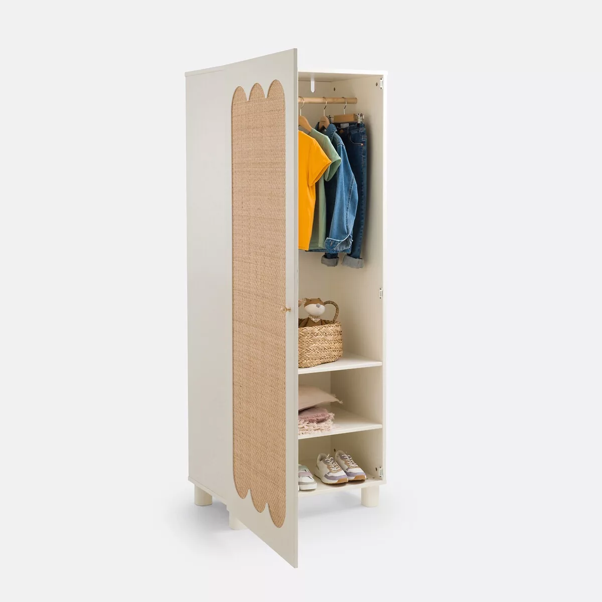 Armoire penderie, 1 porte, Ptilu – Image 5