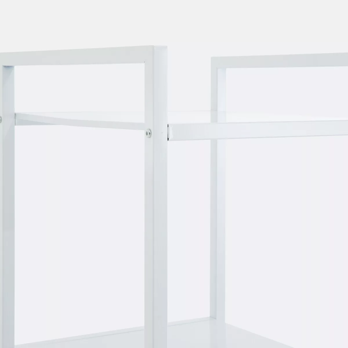 Module de dressing bas en métal acier, 5 étagères, ENIDE – Image 7