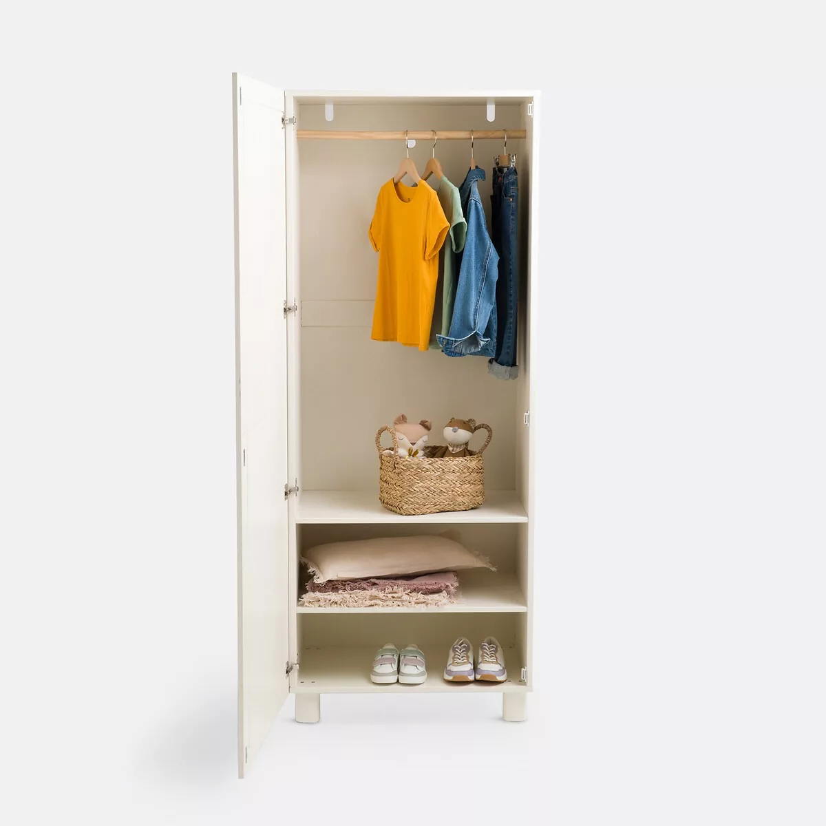 Armoire penderie, 1 porte, Ptilu – Image 6