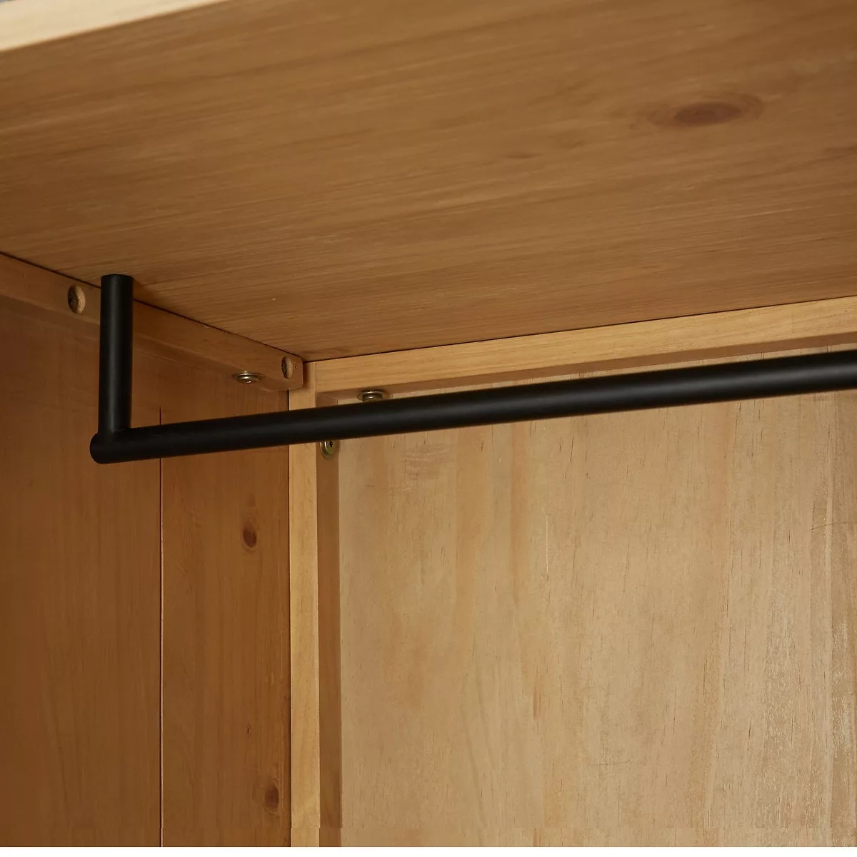 Module armoire 1 porte penderie 6 étagères HIBA – Image 10