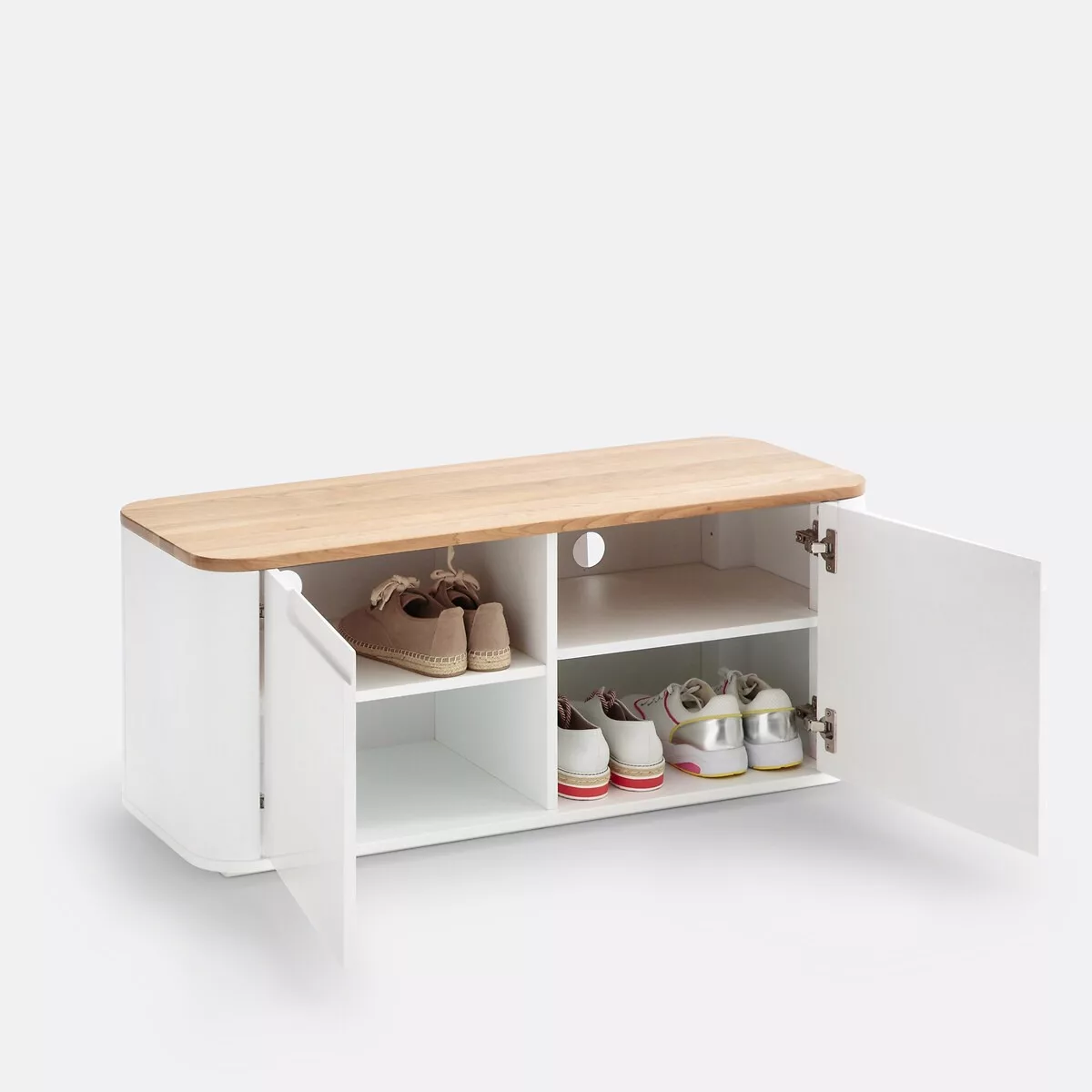 Banc à chaussures Stolico, 2 portes – Image 5