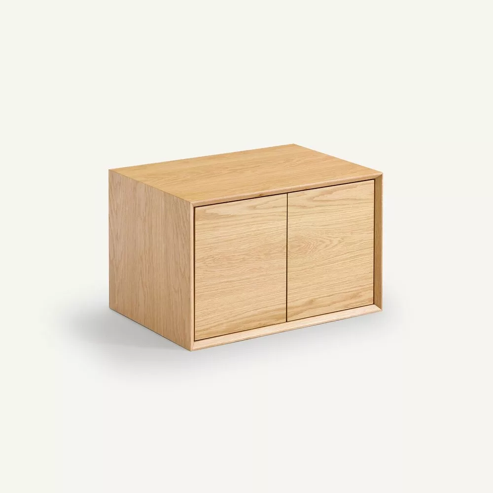 Caisson L60 x P42 cm plaqué chêne, Archivita XL