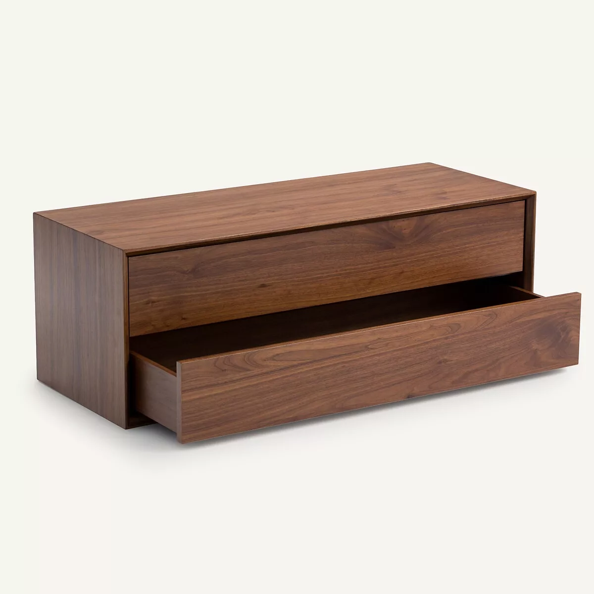 Tiroirs L110 x P42 cm plaqué noyer, Archivita XL – Image 3