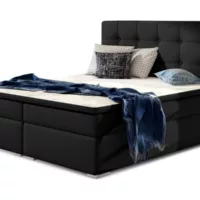 Lit 2 places 180×200 cm coloris noir