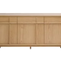 Buffet en bois clair chêne L160 cm ZAO