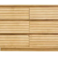 Commode en bois manguier massif 6 tiroirs L110 MATCHA