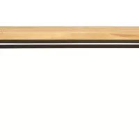 Table à manger industrielle bois manguier massif et métal L160 cm YPSTER