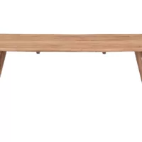 Table à manger rectangulaire en bois massif L175 cm SAVANA