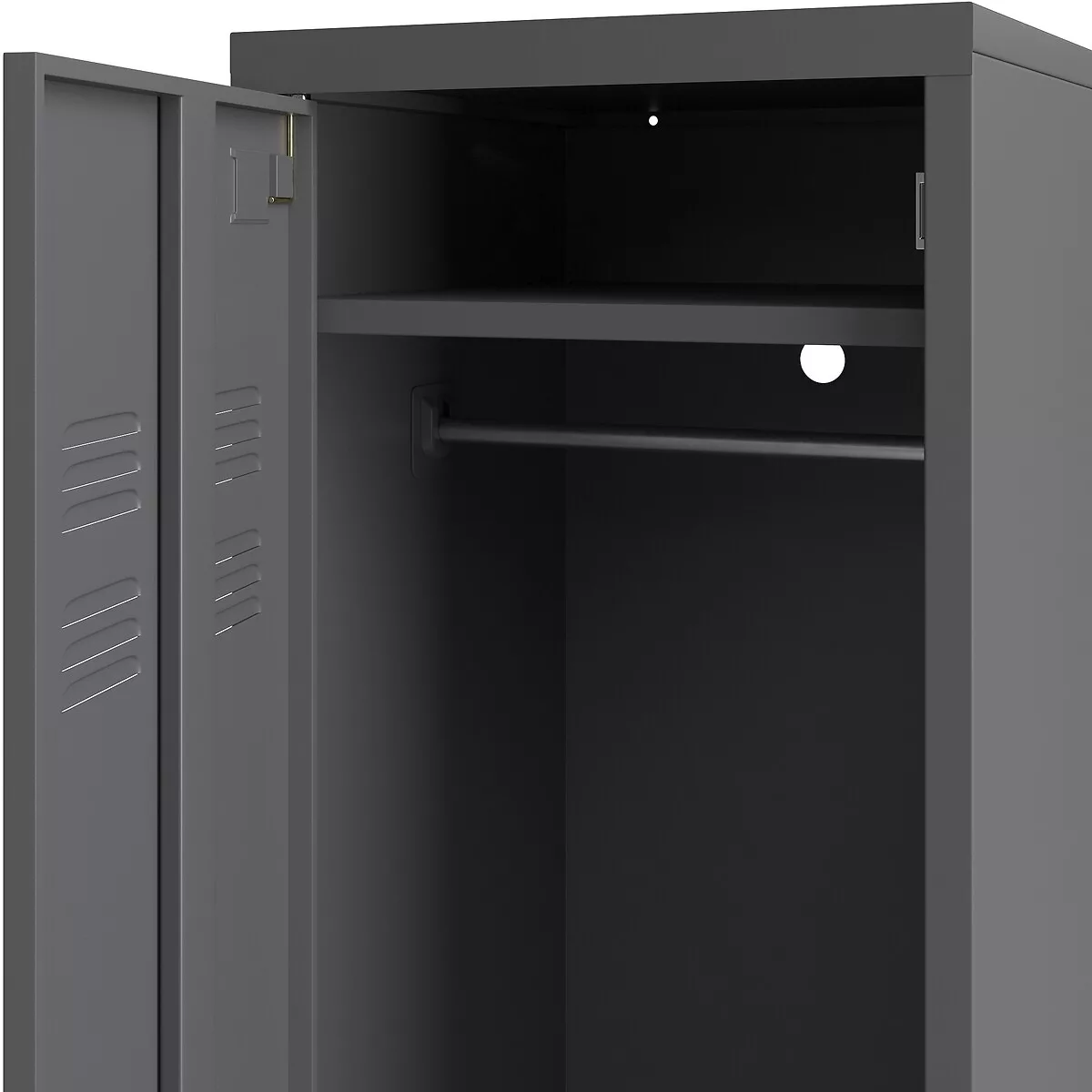 Armoire vestiaire 1 porte en métal acier, Hiba – Image 6