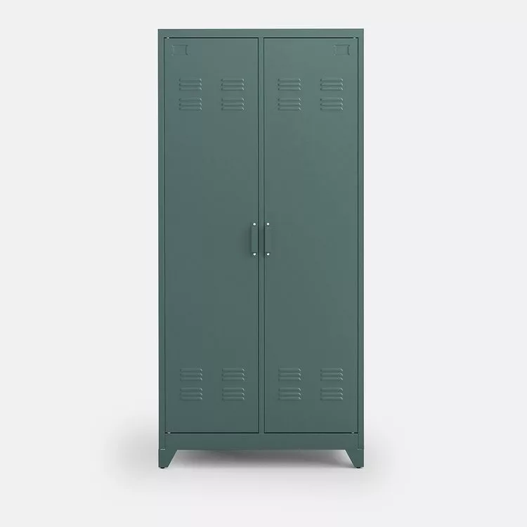 Armoire 2 portes en métal acier, Hiba – Image 2