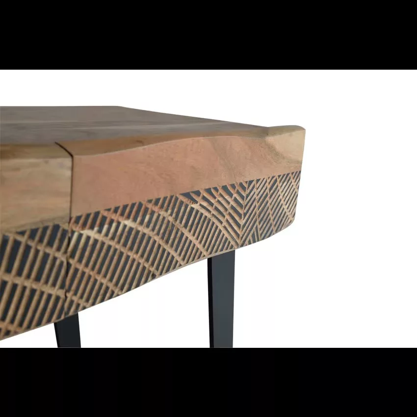 Yakarta - Console bois d'acacia et métal – Image 5