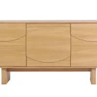 Buffet en bois clair chêne L160 cm SEIGO