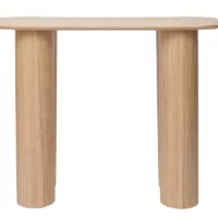 Console design en bois clair L100 cm FOLEEN