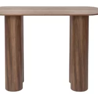 Console design en bois foncé L100 cm FOLEEN