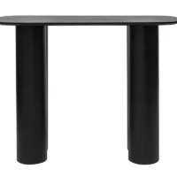 Console design en bois noir L100 cm FOLEEN
