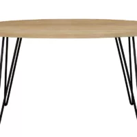 Table à manger ovale en bois manguier massif L160 cm VIBES