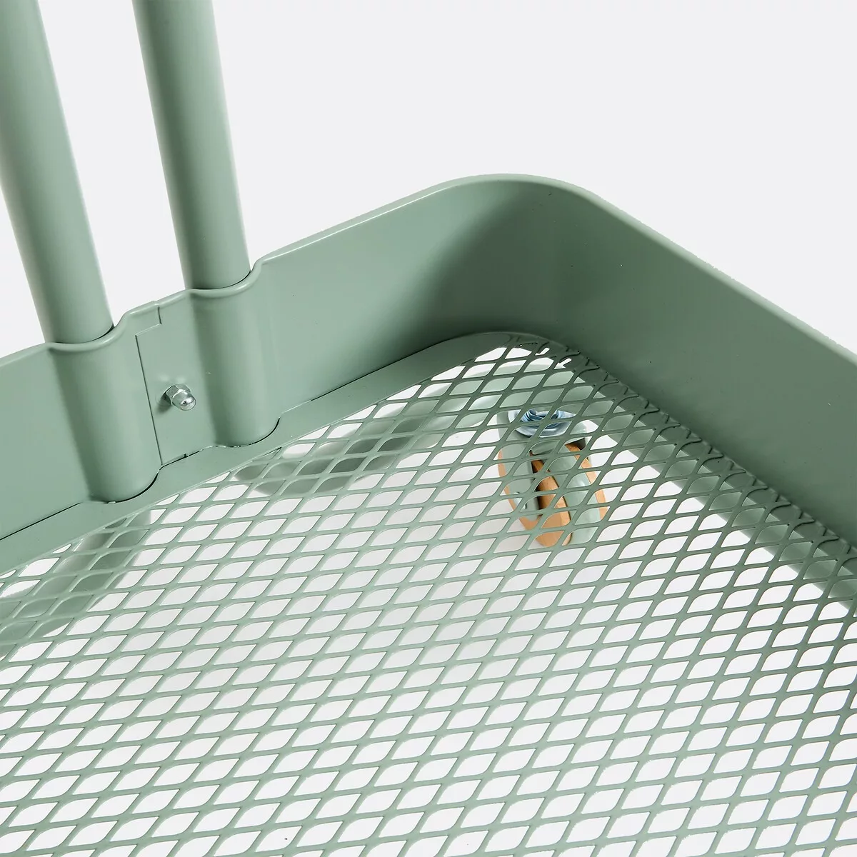 Portant à roulettes en fer et hévéa, Tania – Image 22