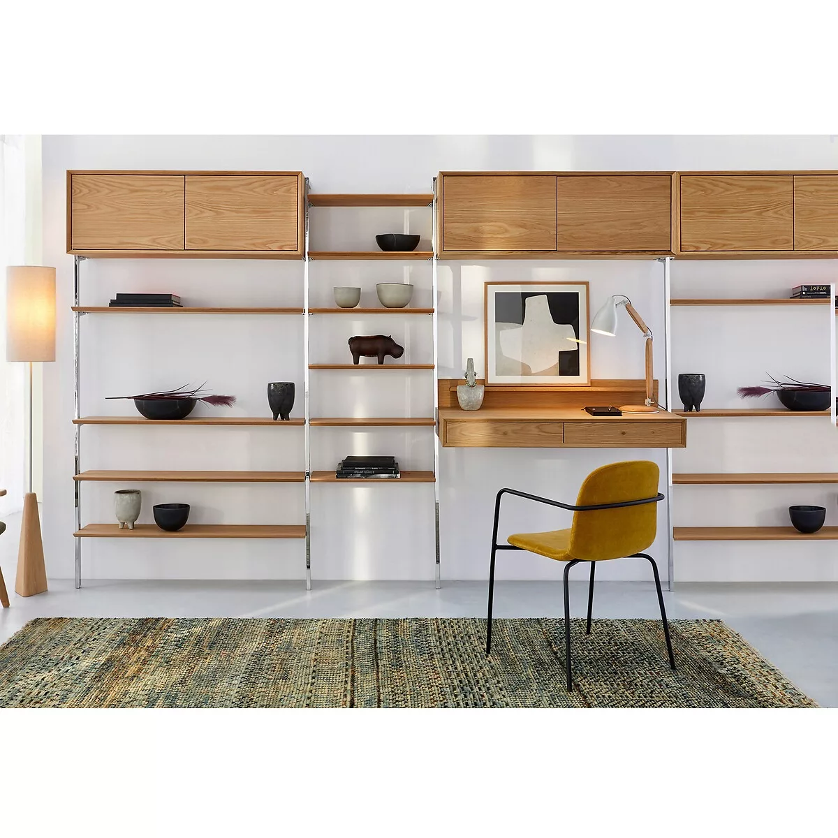 Caisson plaqué chêne L110 x P35 cm Archivita – Image 6